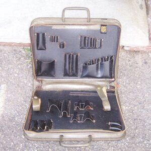 Vintage CH Ellis Leather Tool Case USA Made